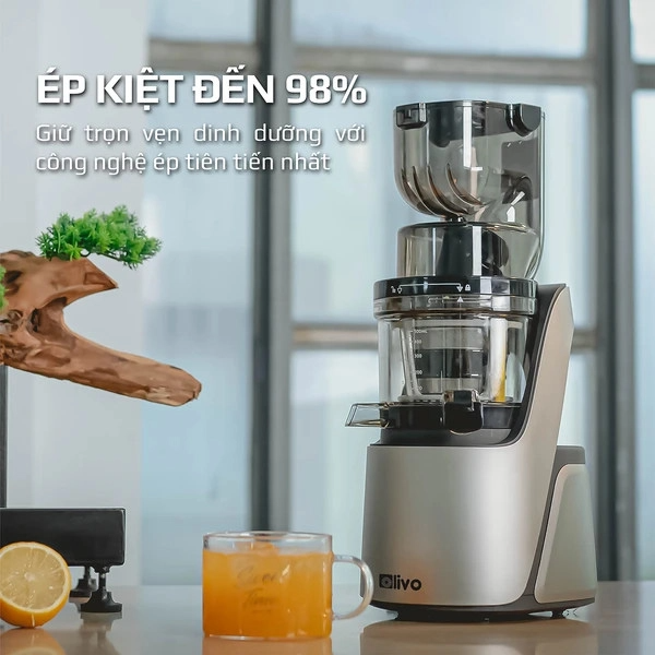 Máy ép chậm SJ189 "tác phẩm nghệ thuật" trong gian bếp gia đình bạn