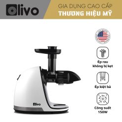 Máy Ép Chậm Trục Ngang OLIVO SJ22 - Ép Rau Không Lo Kẹt Máy - Ép Kiệt Bã - Dễ Vệ Sinh