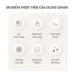 Máy Xay Nấu Đa Năng OLIVO CB400 2