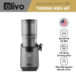 Máy Ép Chậm OLIVO SJ196 Titanium - Ép Trái Cây Nguyên Quả - Động Cơ AC Cao Cấp, Êm Nhất Thị Trường