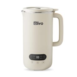 Máy Xay Nấu Đa Năng OLIVO CB1000 - Dung Tích 1L, Nắp INOX Kết Hợp Kính Cường Lực, Công Suất 880W, 9 Chế Độ, Chống Trào Hiệu Quả
