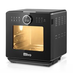 Nồi Chiên Hấp Đa Năng OLIVO SF16 PRO 2025 - Bản Nâng Cấp 70 Chế Độ Cài Sẵn, Toàn Bộ Khoang Nồi Và Phụ Kiện Bằng Inox 304 Cao Cấp, Dung Tích 16L, Vệ Sinh Dễ Dàng