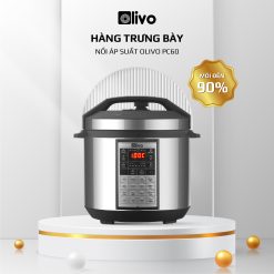 Nồi Áp Suất Điện Đa Năng OLIVO PC60 - 16 Chức Năng - Dung Tích 6L - Công Suất 1000W - Hàng Trưng Bày