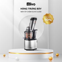 Máy Ép Chậm OLIVO SJ200 Đa Năng - Ép Kiệt Bã 98% - Tốc Độ Chậm 39 vòng/phút - Dễ Vệ Sinh - Hàng Trưng Bày