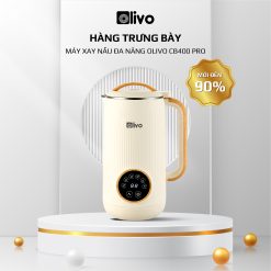Máy Xay Nấu Đa Năng OLIVO CB400 PRO - Nhỏ Gọn Tiện Mang Theo - Đa Chức Năng - Cao Cấp - Chống Trào Tuyệt Đối - Hàng Trưng Bày