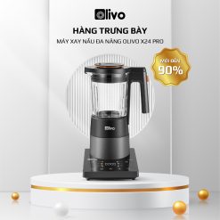 Máy Xay Nấu Đa Năng OLIVO X24 PRO - Đa Chức Năng - Chống Trào Tuyệt Đối - Mâm Nhiệt Gốm Chống Dính - Công Suất 2100W Lớn Nhất Thị Trường - Hàng Trưng Bày