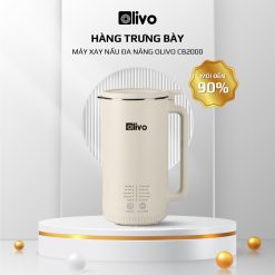 Máy Xay Nấu Đa Năng OLIVO CB2000 - Dung Tích 1000ML, Công Suất 980W Lớn Nhất Trong Các Dòng Máy Mini, Độ Ồn Thấp, Chống Trào Tuyệt Đối, Dễ Vệ Sinh - Hàng Trưng Bày