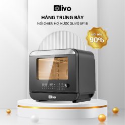 Nồi Chiên Hấp Đa Năng OLIVO SF18 - 50 Chức Năng - Dung Tích 18L - Công Suất 2450W - Hàng Trưng Bày