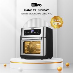 Nồi Chiên Không Dầu OLIVO AF12- Dung Tích 12L - Công Suất 1800W - Hàng Trưng Bày
