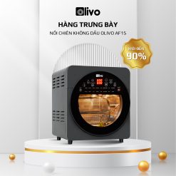 Nồi Chiên Không Dầu OLIVO AF15 - 16 Chức Năng - Dung Tích 15L - Công Suất 2000W - Hàng Trưng Bày