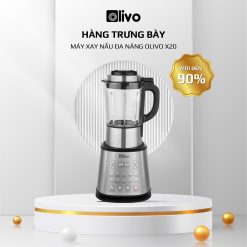 Máy Làm Sữa Hạt OLIVO X20 - Nấu Sữa Hạt, Xay Sữa Hạt, Làm Sữa Thảo Mộc Đa Năng - Hàng Trưng Bày