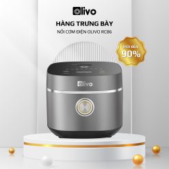 Nồi Cơm Điện OLIVO RC86 Titanium - Lòng Nồi INOX 304 Chống Dính Tự Nhiên, Nấu Cơm Ngon, Thiết Kế Tinh Tế, Sang Trọng - Hàng Trưng Bày
