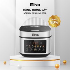 Nồi Cơm Điện OLIVO RC88 – Lòng Nồi INOX 304 Chống Dính Tự Nhiên, Bảng Điều Khiển OLED Sống Động, Nấu Cơm Ngon, Thiết Kế Sang Trọng - Hàng Trưng Bày