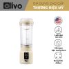 Máy Xay Sinh Tố Cầm Tay OLIVO PB02 - Pin Sạc Bền Bỉ - Nắp Đế Thay Thế - Quai Cầm Tiện Lợi - Dễ Dàng Vệ Sinh - Dung Tích 500ML - Công Suất 100W