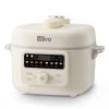 Nồi Áp Suất Điện Đa Năng OLIVO PC40 – Nồi 2 Nắp, 3 Chế Độ Nấu, Màn Hình OLED Hiện Đại, Lòng Nồi INOX 304, Đa Chức Năng 10 Chế Độ Cài Sẵn, Dung Tích 4L, Công Suất 1300W